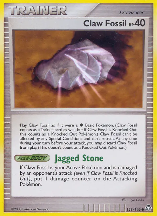 Fossile griffe