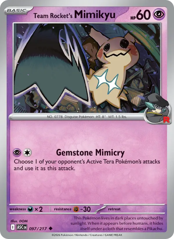 Team Rocket's Mimikyu