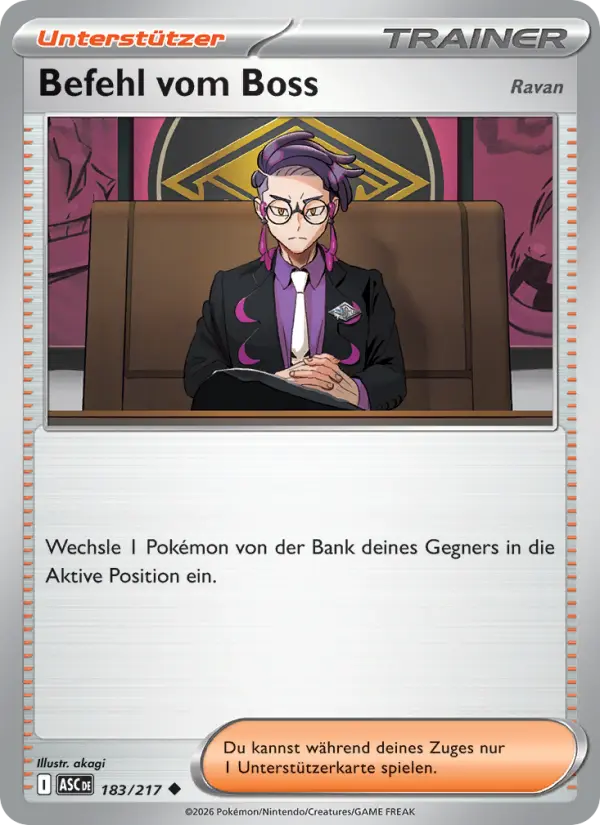 Befehl vom Boss
