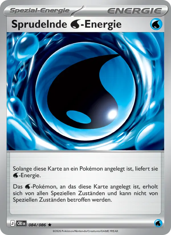 Sprudelnde Water-Energie