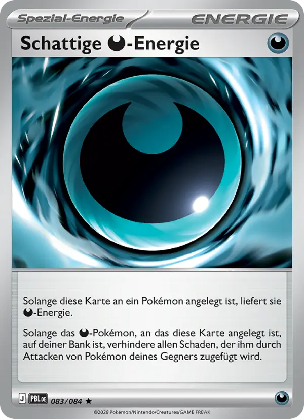 Schattige Finsternis-Energie