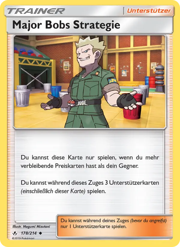 Major Bobs Strategie