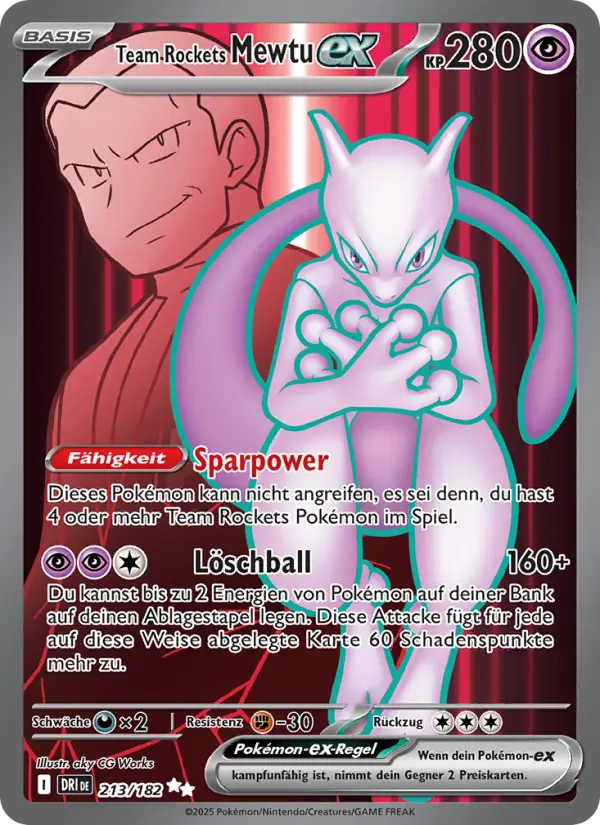 Team Rockets Mewtu-ex