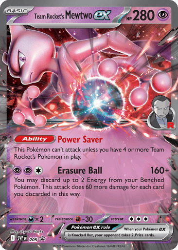 Mewtwo-ex del Team Rocket