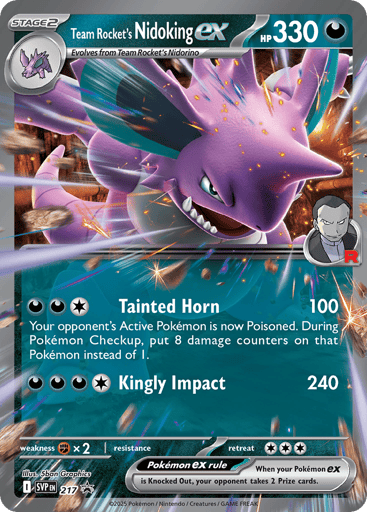 Nidoking-ex del Team Rocket