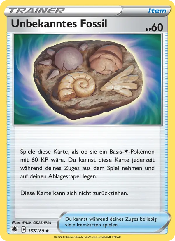 Unbekanntes Fossil