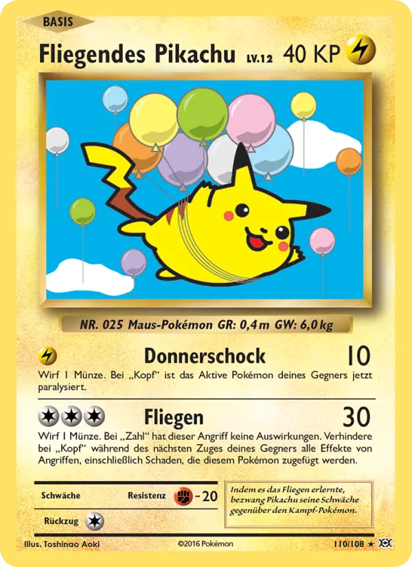 Fliegendes Pikachu